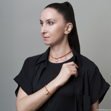 Колье Fiore Luna, Peach Delite